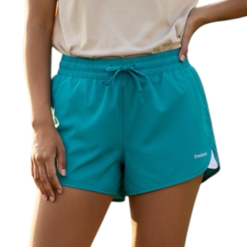 NWOT REEBOK Women's Teal Athletic Running Shorts Size XL never worn exercise